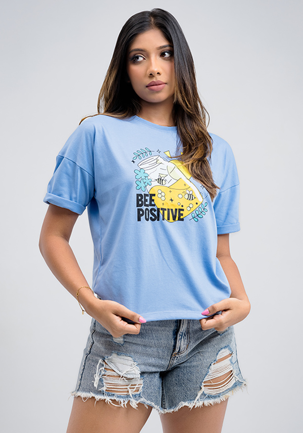 BEE POSITIVE T SHIRT